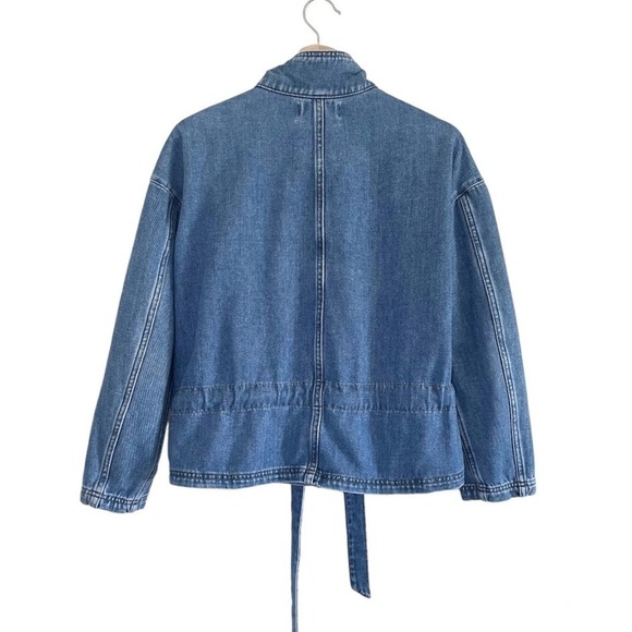Madewell Southlake Denim Military Jacket Small - Picture 9 of 16